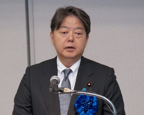 하야시 요시마사(林芳正) 일본 관방장관. UPI연합뉴스