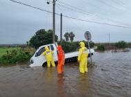  제주 한라산 310㎜ 폭우···‘가로수 쓰러지고 도로 침수’ 43건 피해